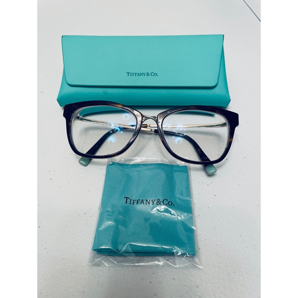 Tiffany & Co. Accessories - Women's Tiffany & Co. Brown and Blue Glasses One Size Case Included